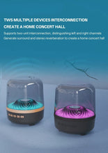 Load image into Gallery viewer, Portable Wireless Soundbar Bluetooth 5.3 Home Theater Speaker Subwoofer Hi-Fi Acoustic Breathing Lamp for Android IOS