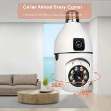 Load image into Gallery viewer, HD Wifi Surveillance PTZ Camera Outdoor 4MP Dual Lens Dual Screen AI Auto Tracking IP Security Protection Camera CCTV Video