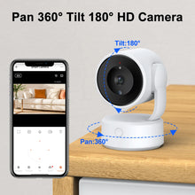 Load image into Gallery viewer, 5MP One-touch Call Indoor Baby Monitor WiFi PTZ Camera Auto Tracking Color Night Vision IP CCTV Surveillance
