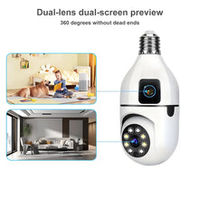Load image into Gallery viewer, HD Wifi Surveillance PTZ Camera Outdoor 4MP Dual Lens Dual Screen AI Auto Tracking IP Security Protection Camera CCTV Video