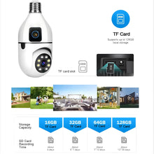 Load image into Gallery viewer, HD Wifi Surveillance PTZ Camera Outdoor 4MP Dual Lens Dual Screen AI Auto Tracking IP Security Protection Camera CCTV Video